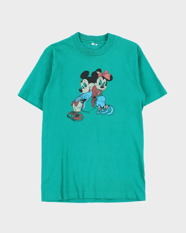 80's Mickey and Minnie Mouse T-Shirt - S - M