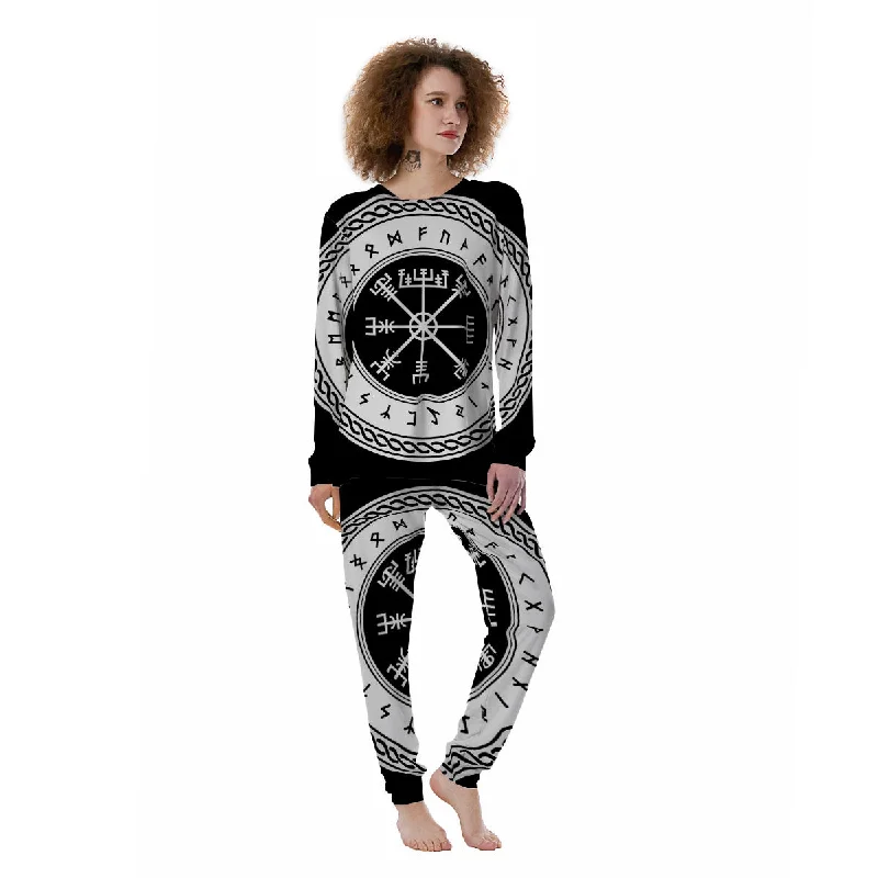 Vegvisir Viking Print Women's Pajamas