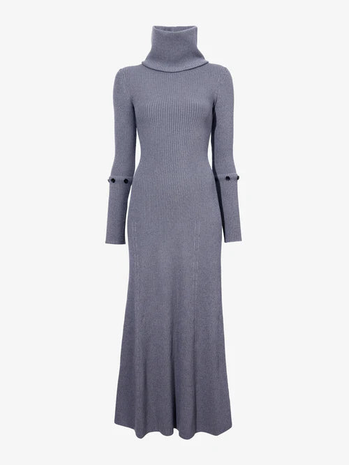 Jocelyn Dress in Midweight Viscose Rib Knit