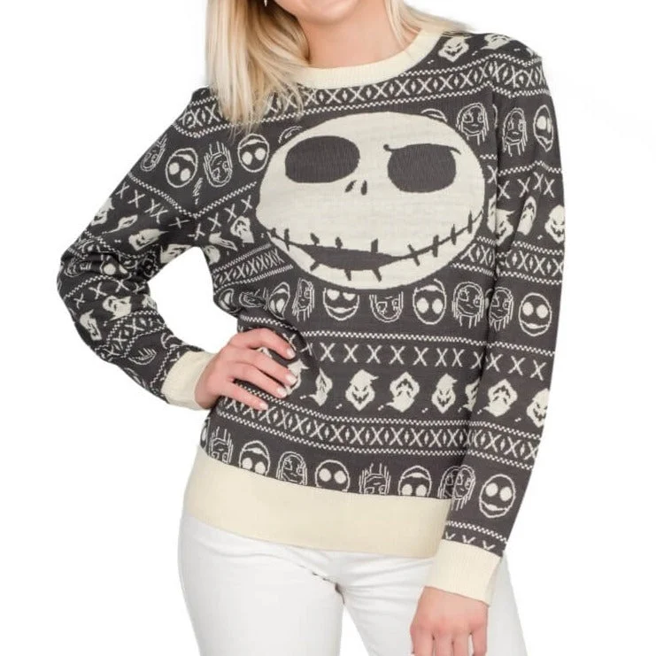 Women's Jack Sally The Nightmare Before Christmas Ugly Christmas Sweater