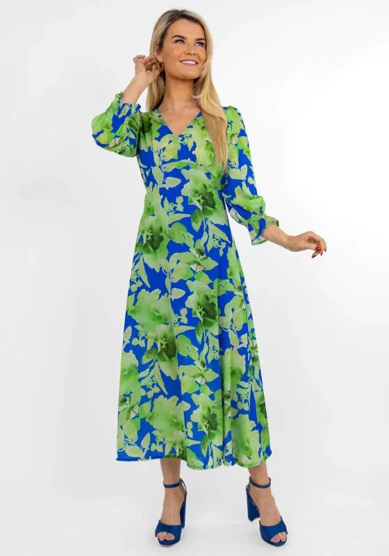 Kate & Pippa Streasa Floral Print Maxi Dress, Green