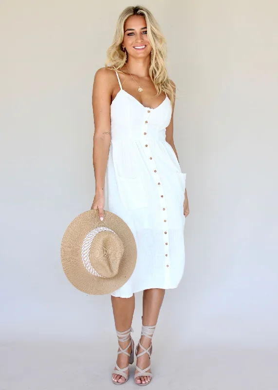 Amari Swing Dress - Ivory