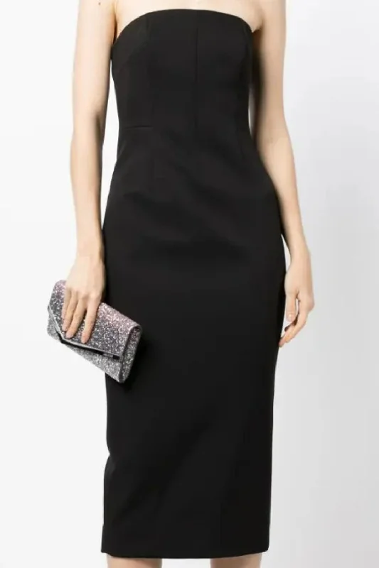 Basil Black Dress