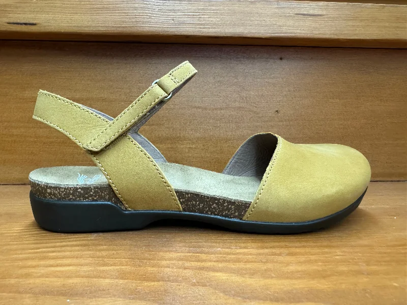 Dansko Rowan Mustard Nubuck