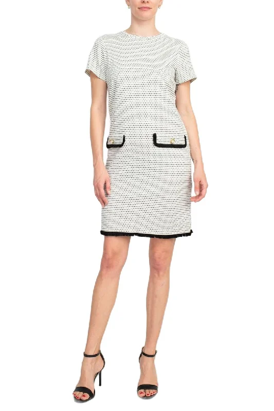 Emma & Michele Pocket Stretch Shift Dress