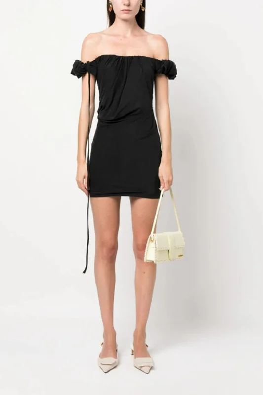 Knautia Black Dress