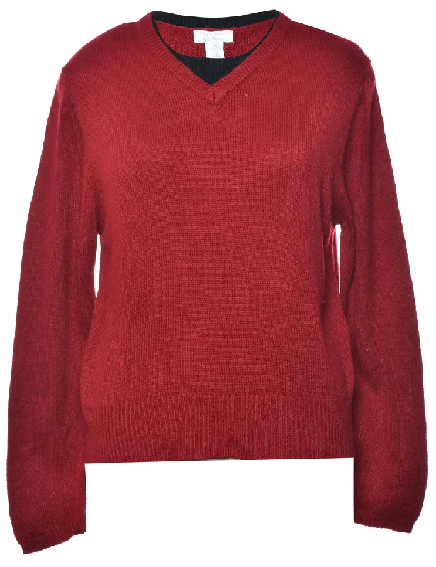 Maroon Jumper - M