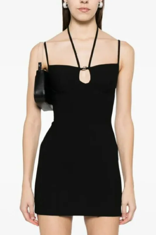 Pistache Black Dress