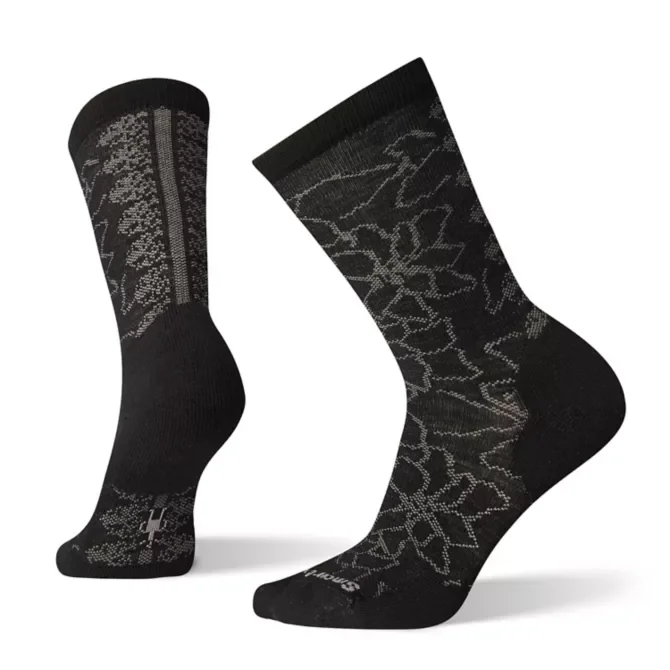 Women's Poinsettia Graphic Crew Socks