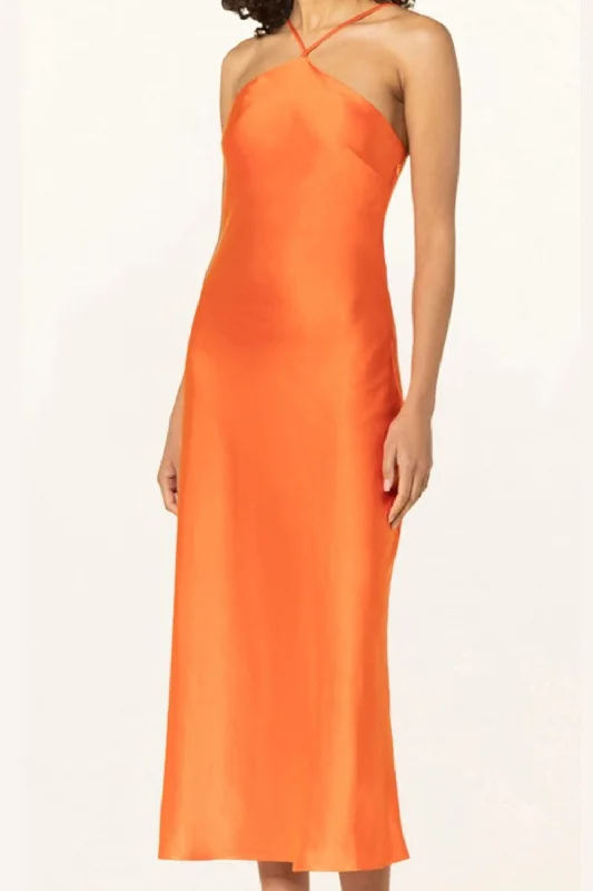 Prairie Orange Dress