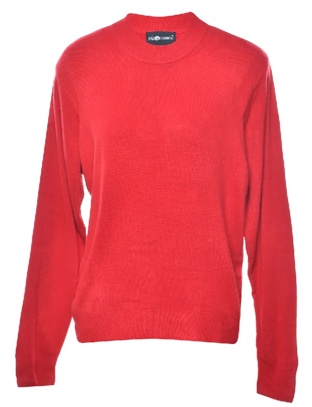 Sag Harbor Red Jumper - M