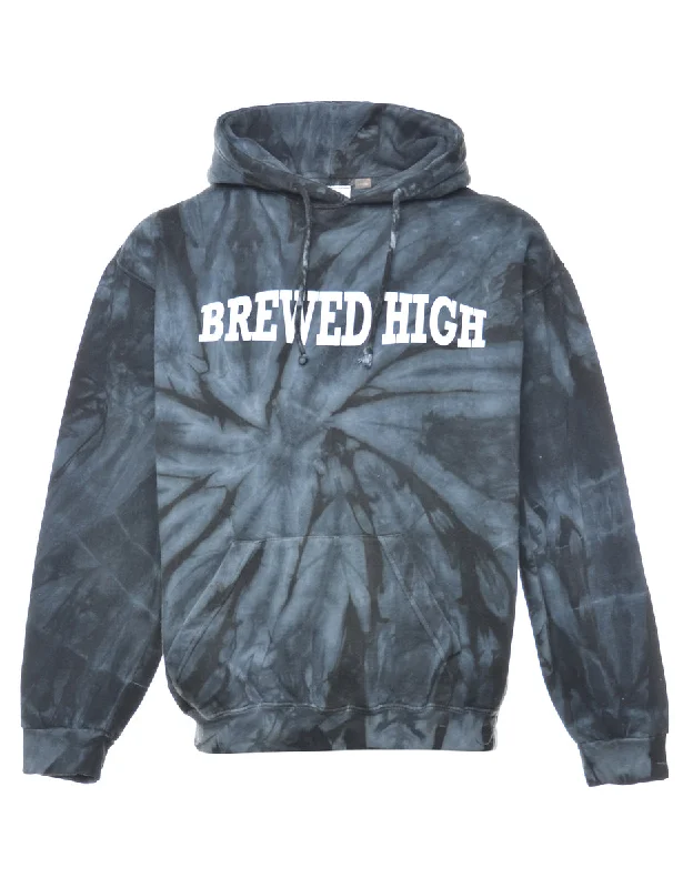 Tie-dye Brewed High Hoodie - S