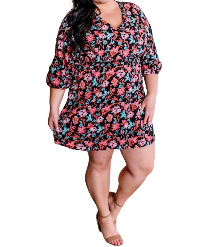 Floral Dress In Spring Nights | Spring Nights