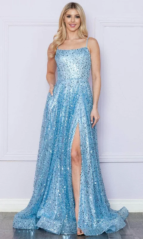 Poly USA 9290 - Sleeveless Fully Sequin Prom Dress