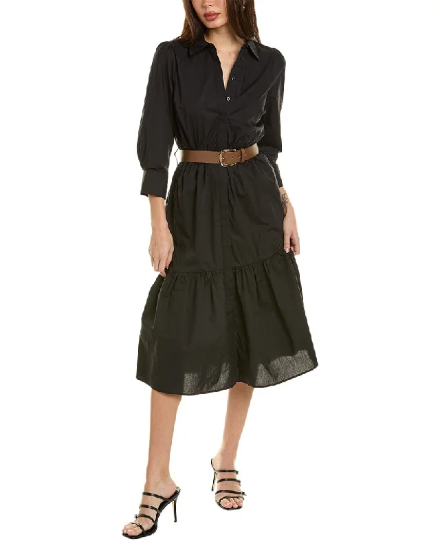 Ellen Tracy Belted Shirtdress