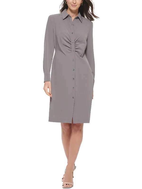 Womens Office Career Shirtdress